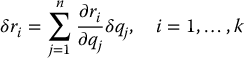 numbered Display Equation
