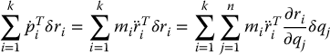 numbered Display Equation