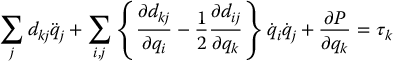 numbered Display Equation