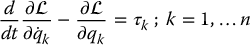 numbered Display Equation