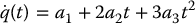 numbered Display Equation