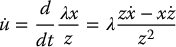 numbered Display Equation