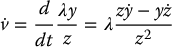 numbered Display Equation